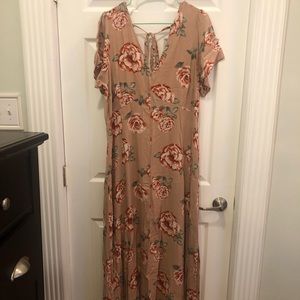 Forever 21 Plus - Floor Length Floral Dress